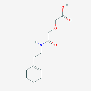(2-{[2-(Cyclohex-1-en-1-yl)ethyl]amino}-2-oxoethoxy)acetic acid