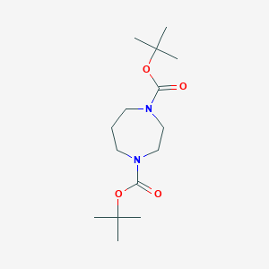 molecular formula C15H28N2O4 B358736 DI(Tert-butyl) 1,4-diazepane-1,4-dicarboxylate CAS No. 882645-09-2