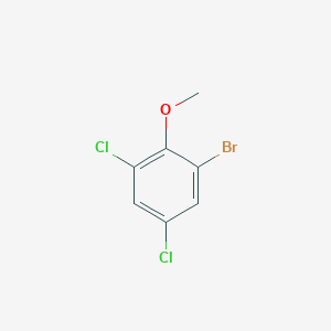 molecular formula C7H5BrCl2O B358737 2-Bromo-4,6-dichloroanisole CAS No. 60633-26-3