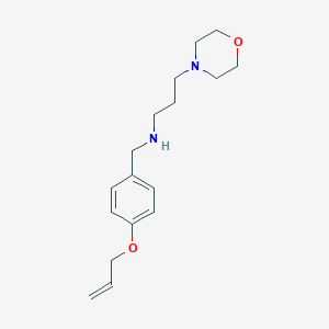 3-(morpholin-4-yl)-N-[4-(prop-2-en-1-yloxy)benzyl]propan-1-amine