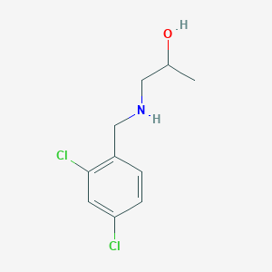 1-[(2,4-Dichlorophenyl)methylamino]propan-2-ol