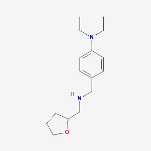 Diethyl-(4-{[(tetrahydro-furan-2-ylmethyl)-amino]-methyl}-phenyl)-amine
