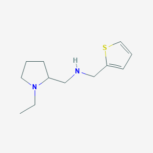 molecular formula C12H20N2S B358775 1-(1-ethylpyrrolidin-2-yl)-N-(thiophen-2-ylmethyl)methanamine CAS No. 726163-51-5
