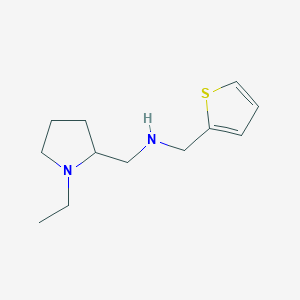 (1-Ethyl-pyrrolidin-2-ylmethyl)-thiophen-2-ylmethyl-amine