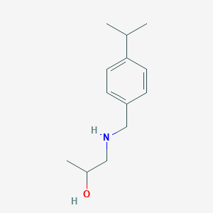 molecular formula C13H21NO B358787 1-[(4-Propan-2-ylphenyl)methylamino]propan-2-ol CAS No. 880814-64-2