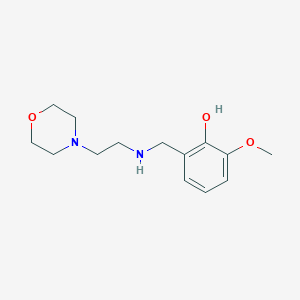 2-Methoxy-6-({[2-(morpholin-4-yl)ethyl]amino}methyl)phenol