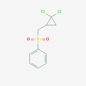 B358866 (2,2-Dichlorocyclopropyl)methylsulfonylbenzene CAS No. 725242-66-0