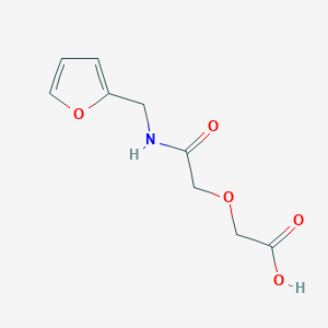 molecular formula C9H11NO5 B358904 {2-[(Furan-2-ylmethyl)amino]-2-oxoethoxy}acetic acid CAS No. 878988-32-0