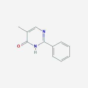 molecular formula C11H10N2O B358920 5-methyl-2-phenyl-1H-pyrimidin-6-one CAS No. 36993-85-8