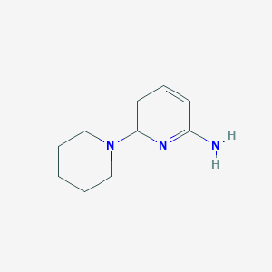 molecular formula C10H15N3 B358923 6-(Piperidin-1-yl)pyridin-2-amine CAS No. 4945-46-4