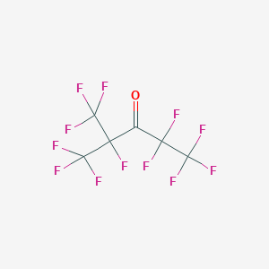 molecular formula C6F12O B035912 3-Pentanone, 1,1,1,2,2,4,5,5,5-nonafluoro-4-(trifluoromethyl)- CAS No. 756-13-8