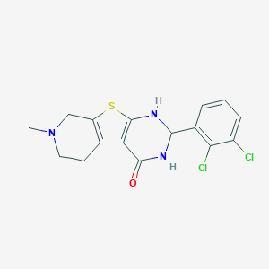 B359124 2-(2,3-dichlorophenyl)-7-methyl-2,3,5,6,7,8-hexahydropyrido[4',3':4,5]thieno[2,3-d]pyrimidin-4(1H)-one CAS No. 364623-36-9