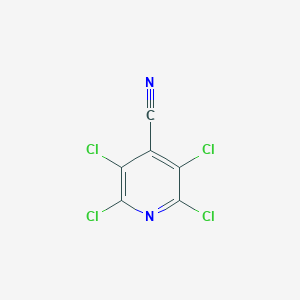 molecular formula C6Cl4N2 B035919 2,3,5,6-Tetrachloroisonicotinonitrile CAS No. 16297-06-6