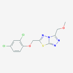 B359251 6-[(2,4-Dichlorophenoxy)methyl]-3-(methoxymethyl)[1,2,4]triazolo[3,4-b][1,3,4]thiadiazole CAS No. 903853-79-2