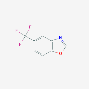 molecular formula C8H4F3NO B035929 5-(三氟甲基)苯并[d]噁唑 CAS No. 1267217-46-8