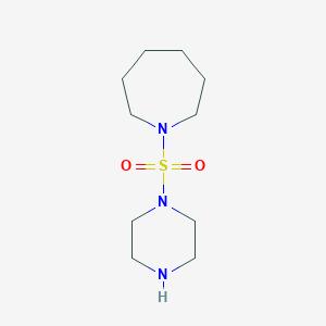 molecular formula C10H21N3O2S B359433 1-(Piperazine-1-sulfonyl)azepane CAS No. 884380-90-9