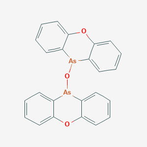 molecular formula C24H16As2O3 B035948 10,10'-氧双苯氧胂 CAS No. 58-36-6