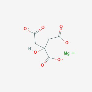 molecular formula C6H6MgO7<br>C12H10Mg3O14 B035960 Magnesium citrate CAS No. 7779-25-1