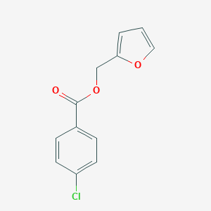 molecular formula C12H9ClO3 B359617 Furan-2-ylmethyl 4-chlorobenzoate CAS No. 4449-28-9