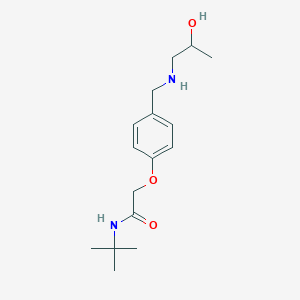 molecular formula C16H26N2O3 B359664 N-tert-butyl-2-[4-[(2-hydroxypropylamino)methyl]phenoxy]acetamide CAS No. 861508-19-2