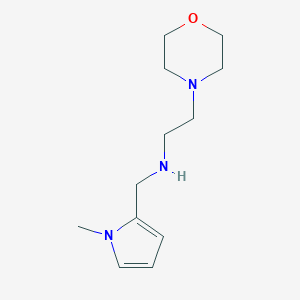 molecular formula C12H21N3O B359680 N-[(1-methylpyrrol-2-yl)methyl]-2-morpholin-4-ylethanamine CAS No. 289488-59-1