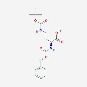 molecular formula C17H24N2O6 B035974 Z-Dab(Boc)-OH CAS No. 49855-91-6