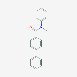 molecular formula C20H17NO B359878 N-methyl-N-phenyl[1,1'-biphenyl]-4-carboxamide CAS No. 349407-14-3