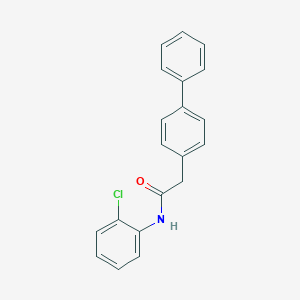 B359880 N-(2-chlorophenyl)-2-(4-phenylphenyl)acetamide CAS No. 848286-39-5