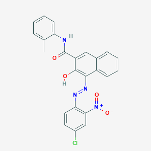 molecular formula C24H17ClN4O4 B035989 C.I. Pigment red 14 CAS No. 6471-50-7