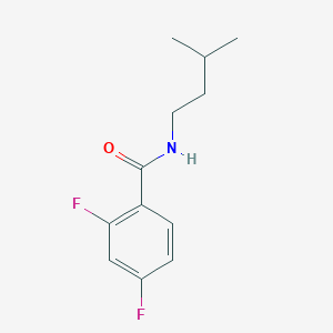 molecular formula C12H15F2NO B359899 2,4-difluoro-N-isopentylbenzamide CAS No. 948793-83-7