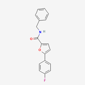 molecular formula C18H14FNO2 B3601419 N-benzyl-5-(4-fluorophenyl)-2-furamide 