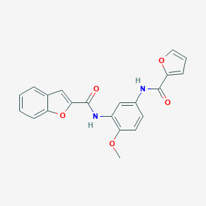 N-[5-(2-furoylamino)-2-methoxyphenyl]-1-benzofuran-2-carboxamide
