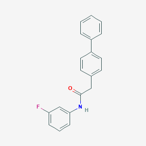 B360594 N-(3-fluorophenyl)-2-(4-phenylphenyl)acetamide CAS No. 848593-32-8
