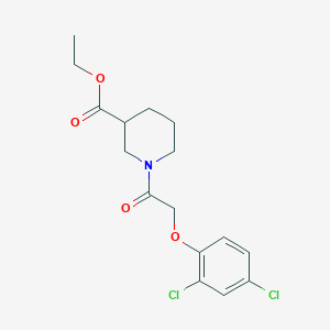 molecular formula C16H19Cl2NO4 B360624 Ethyl 1-[2-(2,4-dichlorophenoxy)acetyl]piperidine-3-carboxylate CAS No. 599187-34-5
