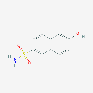 molecular formula C10H9NO3S B3607127 6-Hydroxynaphthalene-2-sulfonamide 
