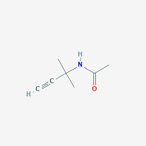 molecular formula C7H11NO B3609956 N-ACETYL-2-METHYL-BUTYNYLAMINE 