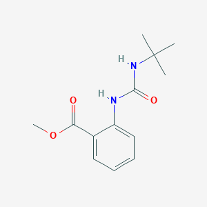 molecular formula C13H18N2O3 B3610757 Methyl 2-(tert-butylcarbamoylamino)benzoate 