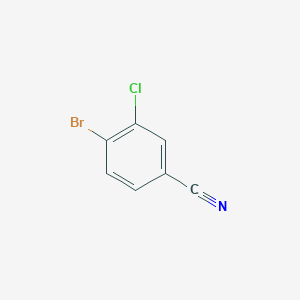 molecular formula C7H3BrClN B036108 4-Bromo-3-chlorobenzonitrile CAS No. 57418-97-0
