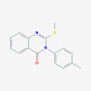 3-(4-methylphenyl)-2-(methylsulfanyl)-4(3H)-quinazolinone