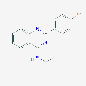 2-(4-bromophenyl)-N-isopropyl-4-quinazolinamine