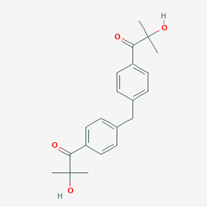 molecular formula C21H24O4 B036142 2-Hydroxy-1-(4-(4-(2-hydroxy-2-methylpropionyl)benzyl)phenyl)-2-methylpropan-1-one CAS No. 474510-57-1