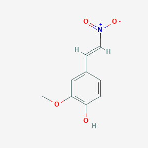 molecular formula C9H9NO4 B361433 2-Methoxy-4-(2-nitrovinyl)phenol CAS No. 22568-51-0