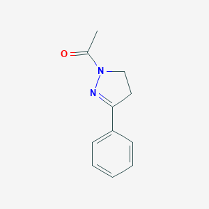 molecular formula C11H12N2O B361455 1-acetyl-3-phenyl-4,5-dihydro-1H-pyrazole CAS No. 712-69-6