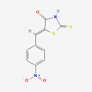 molecular formula C10H6N2O3S2 B3615923 5-(4-Nitro-benzylidene)-2-thioxo-thiazolidin-4-one 