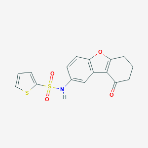 N-(9-oxo-7,8-dihydro-6H-dibenzofuran-2-yl)thiophene-2-sulfonamide