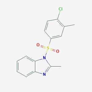 1-[(4-chloro-3-methylphenyl)sulfonyl]-2-methyl-1H-benzimidazole
