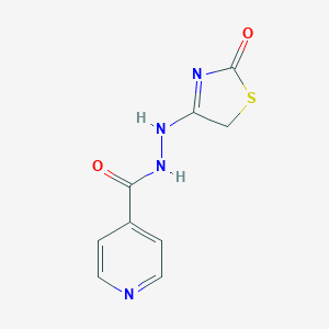(E)-N'-(2-oxothiazolidin-4-ylidene)isonicotinohydrazide