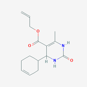molecular formula C15H20N2O3 B361869 prop-2-enyl 4-cyclohex-3-en-1-yl-6-methyl-2-oxo-3,4-dihydro-1H-pyrimidine-5-carboxylate CAS No. 433950-21-1