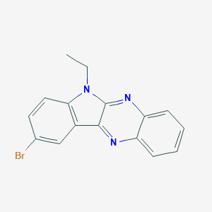 molecular formula C16H12BrN3 B361972 9-bromo-6-ethyl-6H-indolo[2,3-b]quinoxaline CAS No. 327061-50-7
