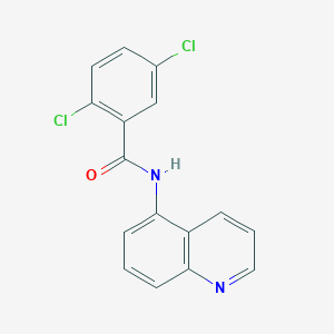 2,5-dichloro-N-quinolin-5-ylbenzamide